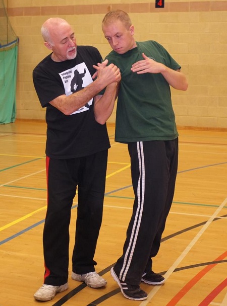 ollie applies come-along technique